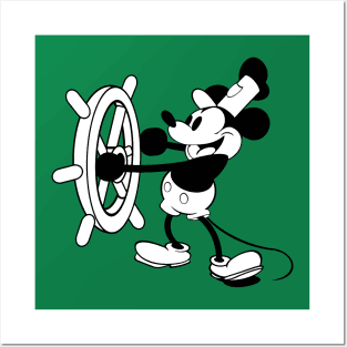 Steamboat Willie Posters and Art